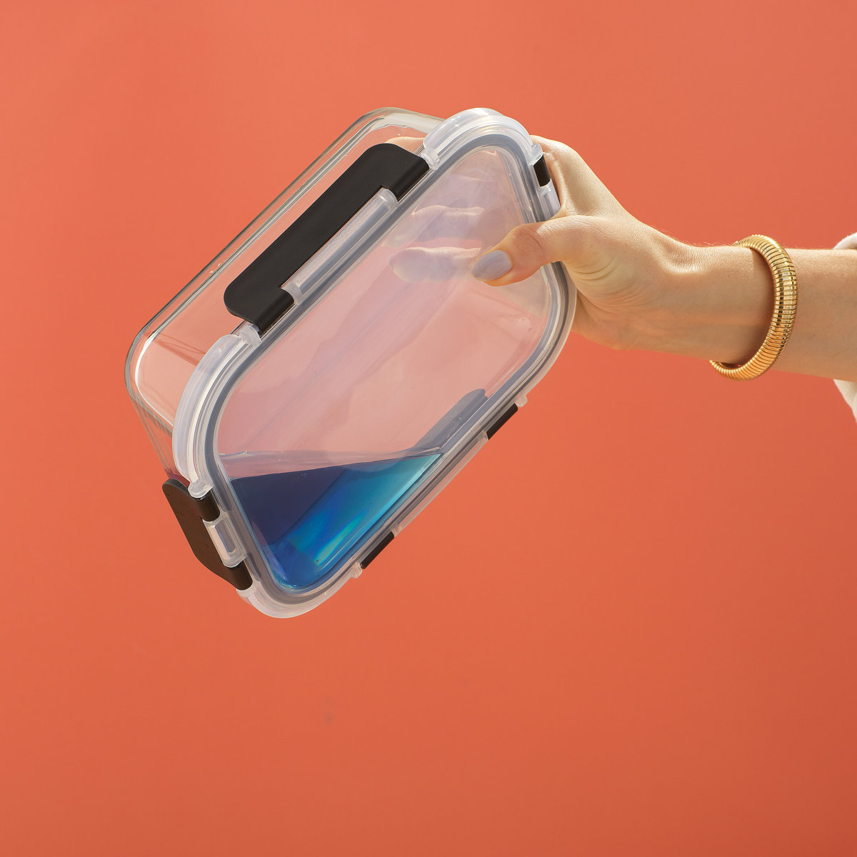 JoyJolt 10-Piece Glass Food Storage Container (Set of 5)